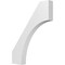 Ekena Millwork 4-in. W x 28-in. D x 36-in. H Westlake Architectural Grade PVC Knee Brace BRCP04X28X36WTL - alternate 1